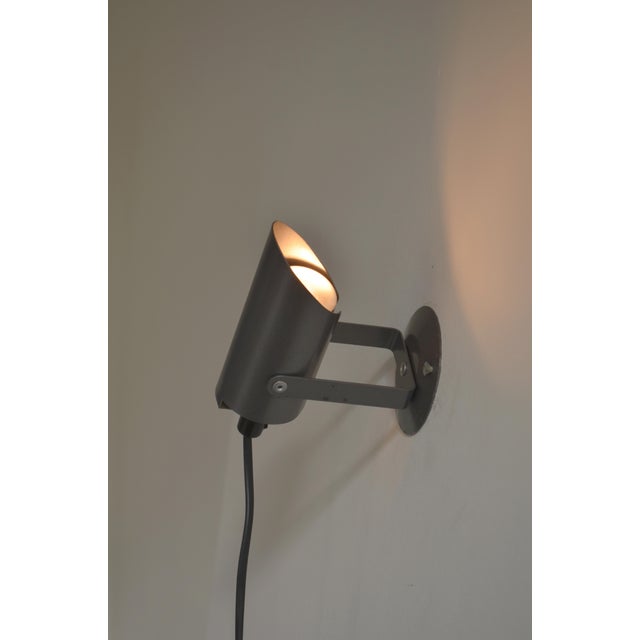 Metal Vintage Danish Wall Lamp from Lyfa, 1970s For Sale - Image 7 of 7