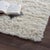 Pasargad Home Shaggy Ivory Poly & Cotton Area Rug- 4' 0" X 6' 0" For Sale - Image 4 of 5
