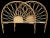 Mid-Century Modern French Headboards in Bamboo and Rattan, 1960s, Set of 2 For Sale - Image 3 of 13