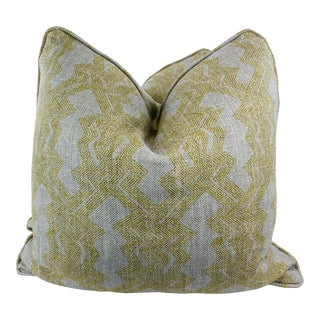Fermoie "Drift" in Yellow 22" Pillows-A Pair For Sale