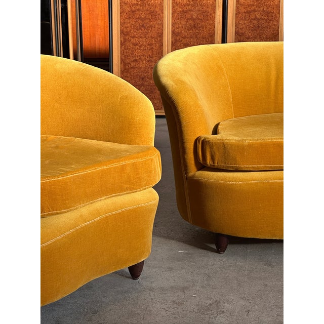 Brown Vintage Lounge Chairs and Sofa, 1960s, Set of 3 For Sale - Image 8 of 12