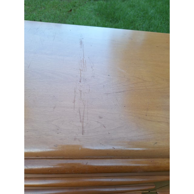 Wood Mid-Century Modern Heywood-Wakefield 8-Drawer Lowboy Dresser For Sale - Image 7 of 12