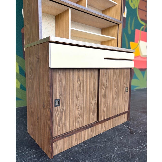 Mid Century Tea Kitchenette Hutch For Sale - Image 4 of 16