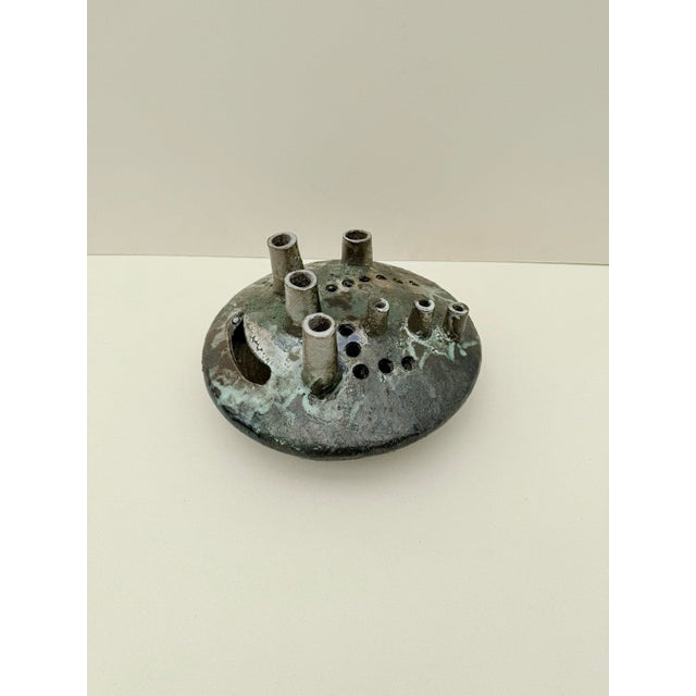 Ceramic Flower Vase, 1960s For Sale - Image 6 of 11