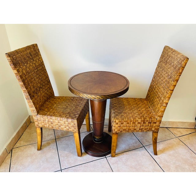 American Vintage Rattan Chairs For Sale - Image 3 of 13