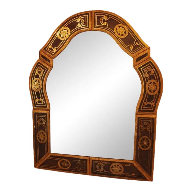 Bruber - Etched & Gilded Venetian Mirror For Sale