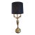 Late 20th Century Brass Bouillotte Style Candelabra Table Lamp For Sale