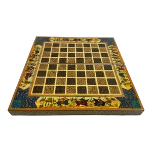 Vintage Persian Micro Mosaic Chess Game Box