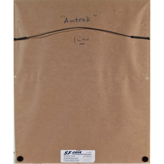 Modern Enrique Kico Govantes, Amtrak, 1991 For Sale - Image 3 of 5