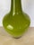 Mid-Century Modern Vintage Mid-Century Italian Empoli-Style Cased Glass Bottle Vase in Olive Green For Sale - Image 3 of 9