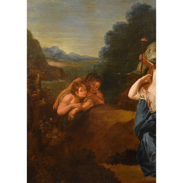 Antoine Coypel Bottega, Mythological, 1700, Oil on Canvas, Framed For Sale - Image 4 of 15