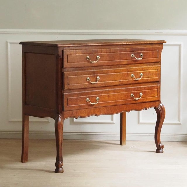 Small Antique French Louis XV Style Chest of Drawers For Sale - Image 12 of 12