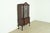 Romweber Romweber Chippendale Flame Mahogany Breakfront Bookcase Cabinet, Circa 1920s For Sale - Image 4 of 12