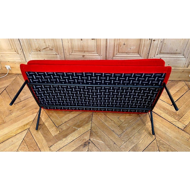 Sofa Model 800 by Joseph-André Motte For Sale - Image 5 of 12