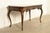 French Provincial Tomlinson Furniture French Provincial Louis XV Carved Walnut Writing Desk | Circa 1950s For Sale - Image 3 of 14