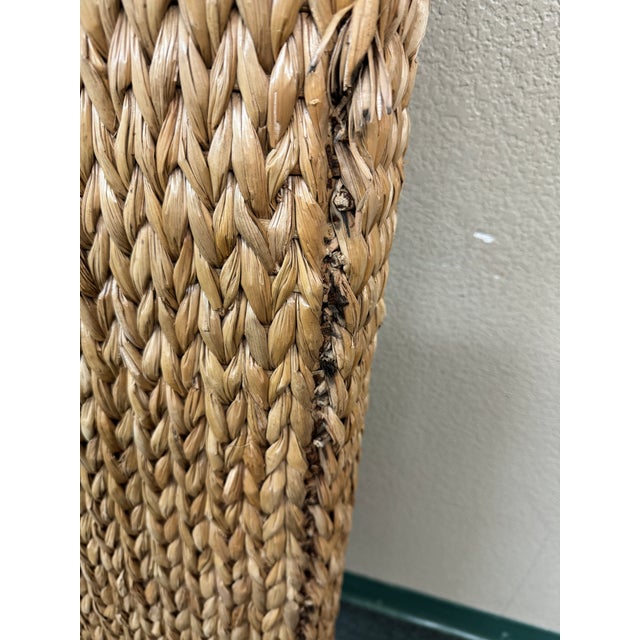 California King Size Pottery Barn Seagrass Headboard Chairish