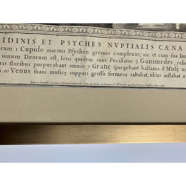 17th Century Engraving Dated 1693, Framed For Sale In Boston - Image 6 of 6