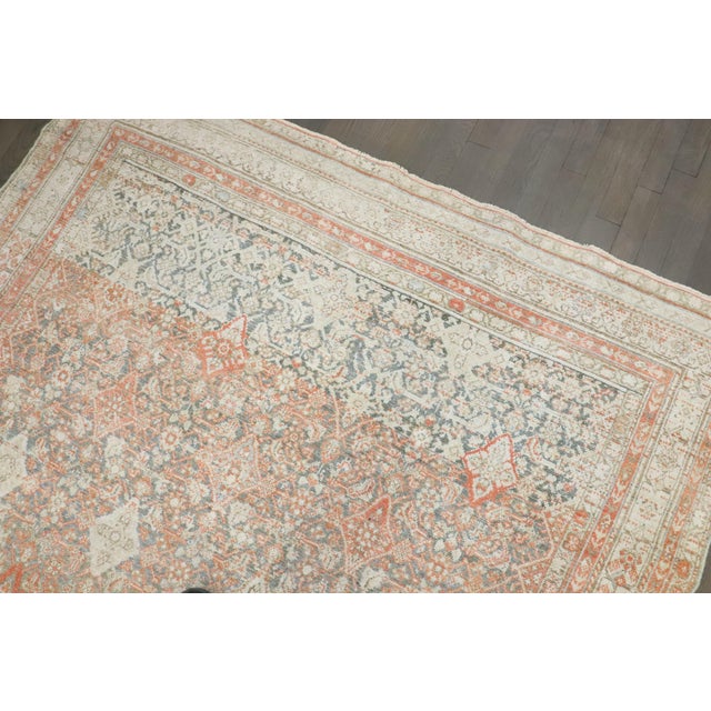 Mexican Gallery Size Antique Malayer Rug, 6' X 12'5'' For Sale - Image 3 of 8