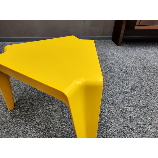 Fiberglass Side Table by Helmut Bätzner for Bofinger, 1974s For Sale - Image 4 of 8