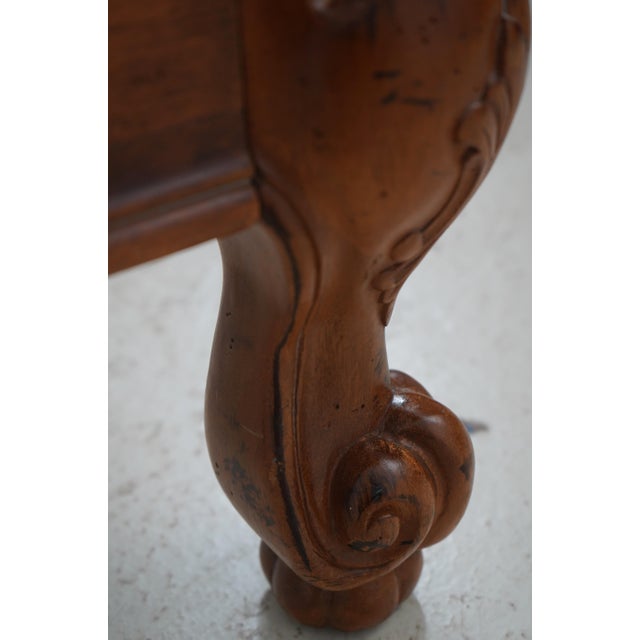 Wood Century Country French Queen Size Cherry Bed For Sale - Image 7 of 18