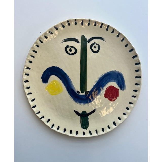 Contemporary Slab Built Ceramic Platter For Sale In Boston - Image 6 of 6