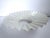 Glass Early 20th Century White Milk Glass Pleated Petticoat Oil Lamp Shade For Sale - Image 7 of 9