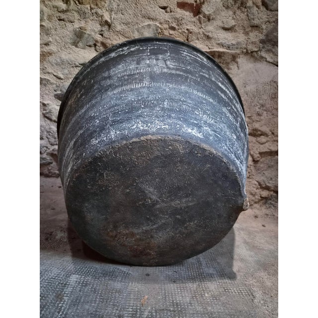 Antique French Rustic Terracotta Wash Trough, Auvergne, 19th Century For Sale - Image 13 of 18