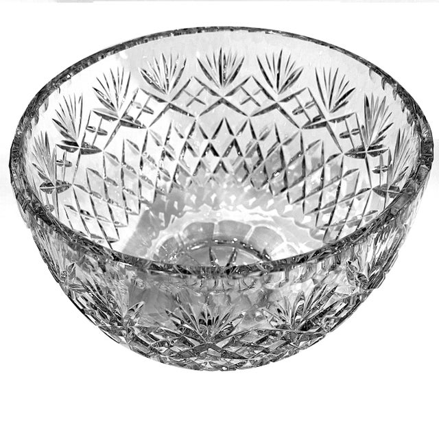 Late 20th Century Late 20th Century Cut Crystal Trifle Bowl For Sale - Image 5 of 10