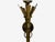 Mid 20th Century Neoclassical, Monumental Torchiere Wall Sconces, Brass, Glass - a Pair For Sale - Image 9 of 12