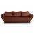 Leather Sculptural Danish Leather & Down Sofa For Sale - Image 7 of 7
