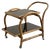 Vintage Bar Trolley in Bamboo For Sale
