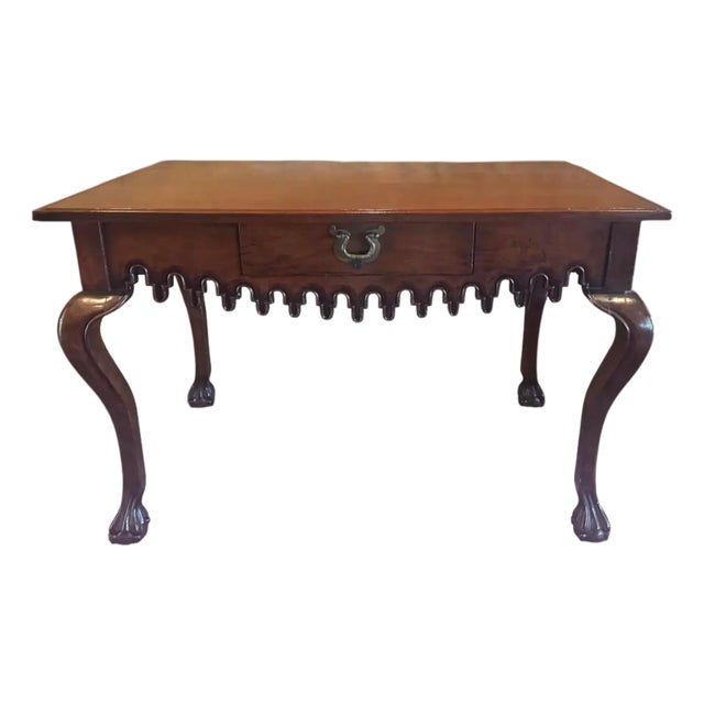 18th C Style Gregorius Pineo French Country Console Table Desk For Sale