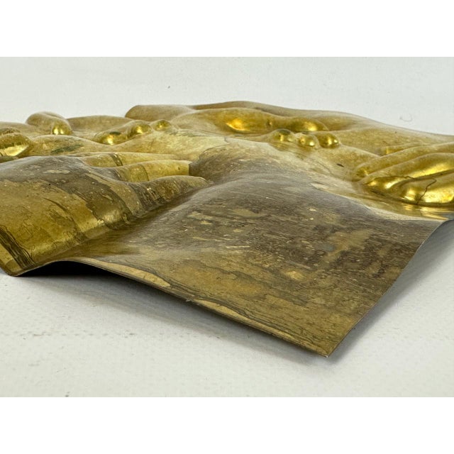 Metal Brass Piura Wall Plaque or Relief attributed to Barbro Bäckström, 1978 For Sale - Image 7 of 11