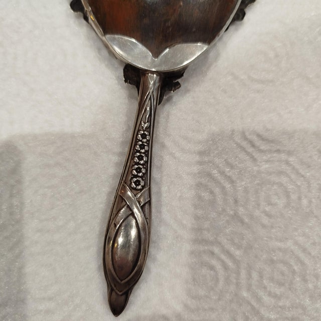 Silver Silver Hand Mirror, 1930s For Sale - Image 8 of 10