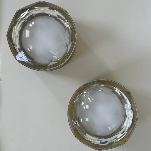 Metal Only 1 Left!! Arteriors Home Estelle Sconce, Clear Crystal & Antique Brass For Sale - Image 7 of 12