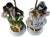 Ceramic Vintage Porcelain Figural Lamp Young Man & Woman- A Pair For Sale - Image 7 of 16