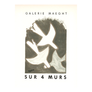 Georges Braque Lithograph 10 Sur 4 Murs Art in Posters