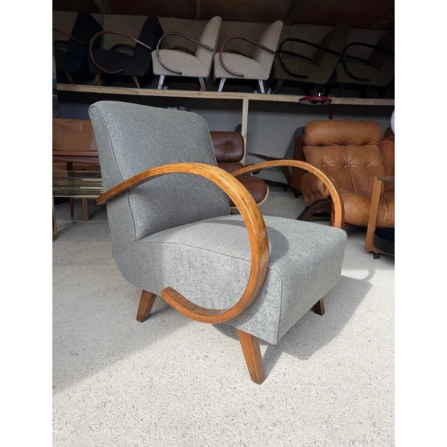Vintage Bentwood Chair by Jindrich Halabala For Sale - Image 15 of 15