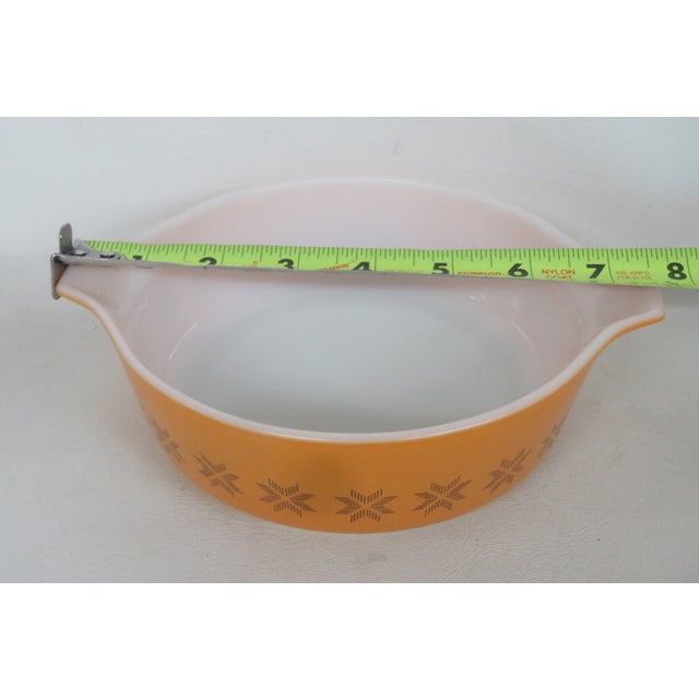 Pyrex Town and Country 471 Casserole Dish 1 Pt Milk Glass 1960s Ovenware 4507b For Sale - Image 10 of 12