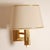 Gold Art Deco Skyskraper Wall Lamps Mid Century Modern French Vintage Lamps - A Pair For Sale - Image 8 of 12