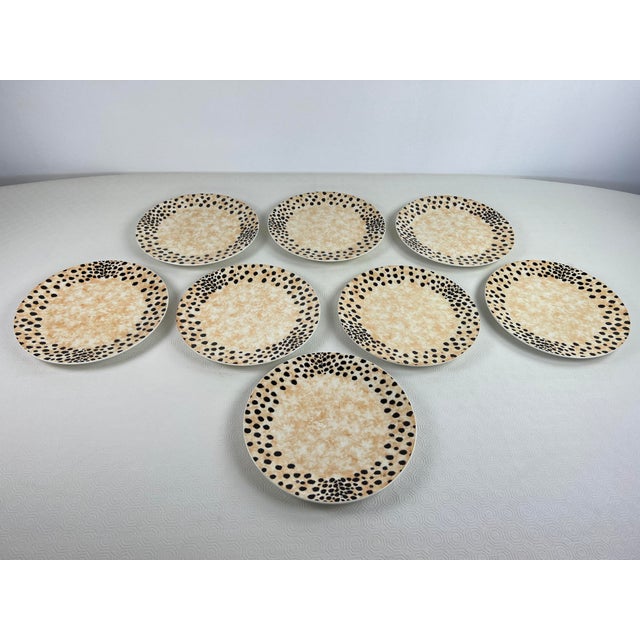 Pagnossin Italian Porcelain Dinner Plates Set of 8 Pieces Chairish