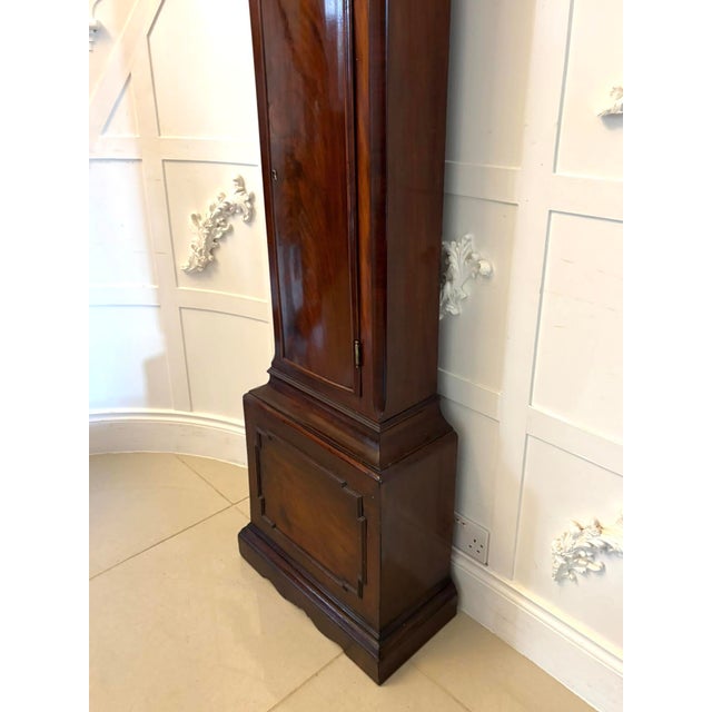 Antique Georgian Mahogany Longcase Grandfather Clock from John Taylor London, 1780 For Sale - Image 12 of 18