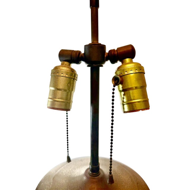 1950s Pink Chinese Hollywood Regency Lamp For Sale In Tampa - Image 6 of 9