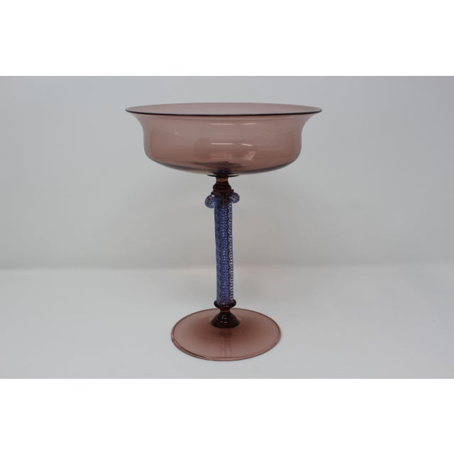 Vintage Murano Compote For Sale In Naples, FL - Image 6 of 6