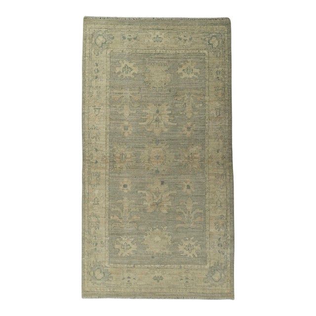 Oushak Rug 2'9" x 5'1" #21368 For Sale
