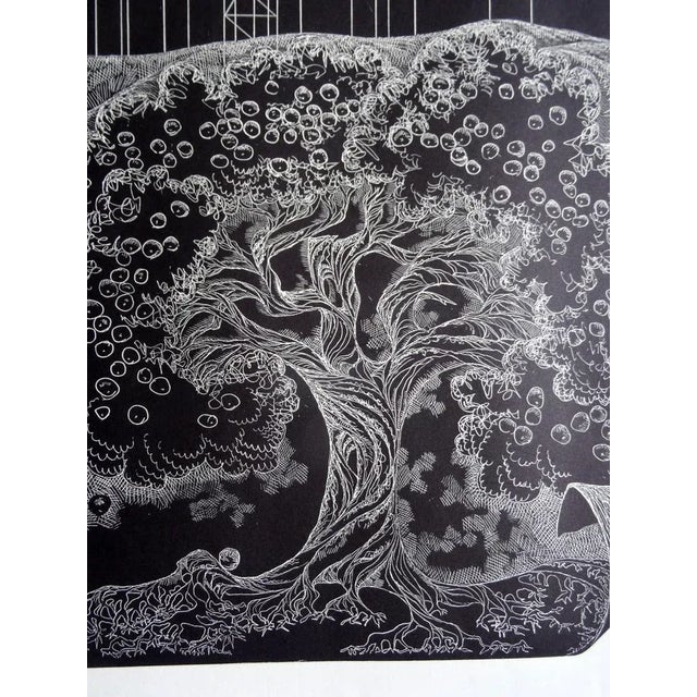 Apple tree. 1976, linocut, print size 65x50 cm; total 75x60 cm was a soviet, russian painter, graphic artist, art teacher,...