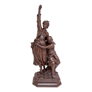 Marcel Debut "La Crie" Patinated Bronze