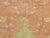 Antique Oushak Carpet, Oriental Rug, Handmade Ivory, Muted Coral, Soft Green For Sale - Image 16 of 18