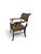 1990s Vintage Shelby Williams Regency Ebonized & Gilt Armchair For Sale - Image 5 of 11
