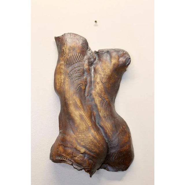 Female Torso Wall Hanging Sculpture, 1960s, Ceramic For Sale - Image 12 of 12